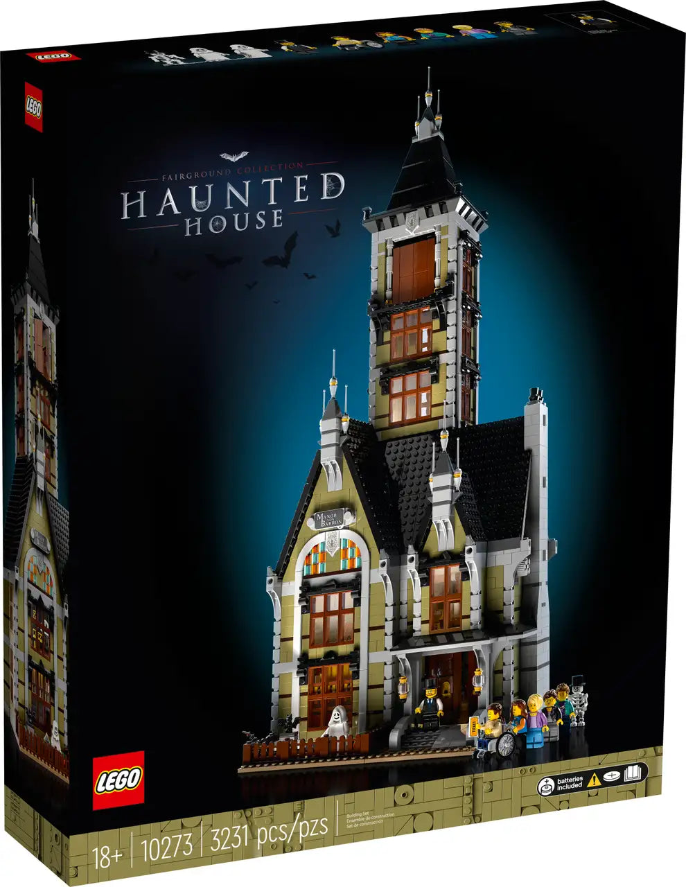 Lego Creator Expert Haunted House 10273 Fairground Collection 3231 Pcs