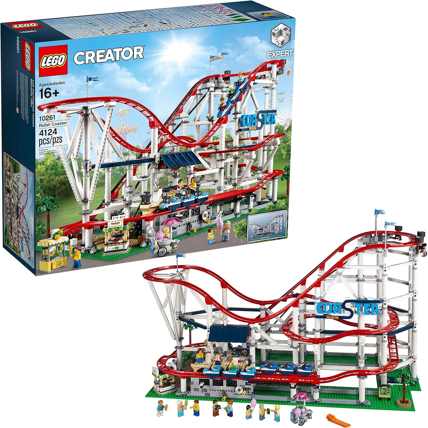 LEGO Creator Expert Roller Coaster 10261 Building Kit (4124 Pieces)