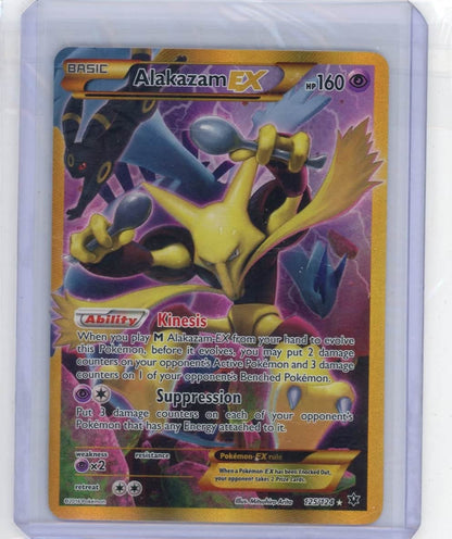 Alakazam EX Pokemon Fates Collide Gold Secret-Rare #125/124 – Official Pokemon TCG Product