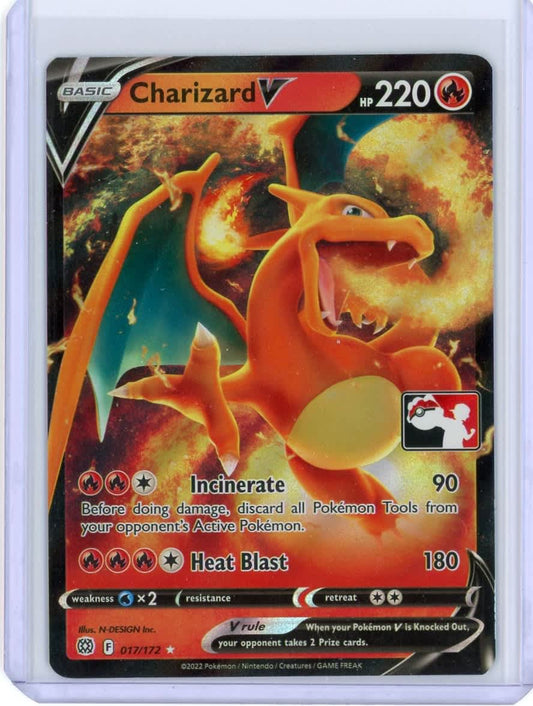 Charizard 20202 Pokemon Brilliant Stars Prize Pack rare holo 017/172 – Official Pokemon TCG Product