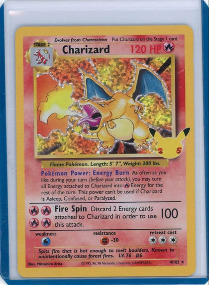 Charizard Pokemon Celebrations Classic Collection #4/102 – Official Pokemon TCG Product