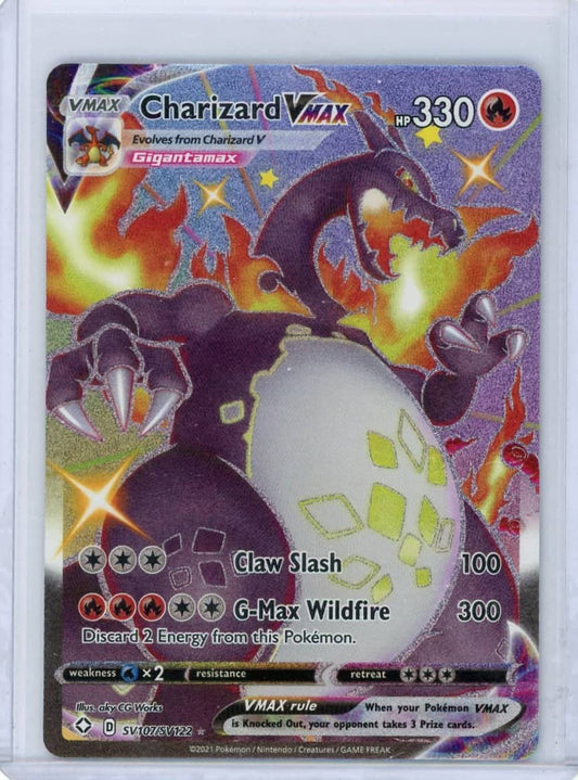 Charizard Vmax Pokemon Shining Legends Ultra-Rare #SV107/SV122 – Official Pokemon TCG Product