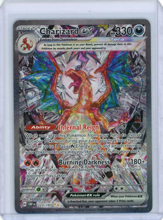 Charizard ex Pokemon Obsidian Flames Special Illustration Rare #223/197 – Official Pokemon TCG Product