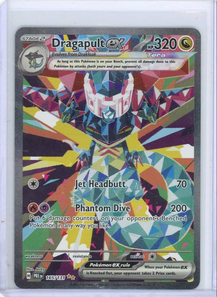 Dragapult ex Pokemon Prismatic Evolutions Special Illustration Rare #165/131 – Official Pokemon TCG Product