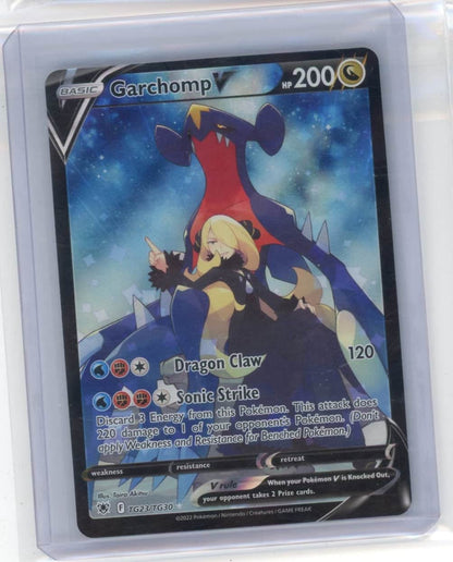 Garchomp V 2022 Pokemon Astral Radiance Trainer Gallery rare holo TG23/30 – Official Pokemon TCG Product