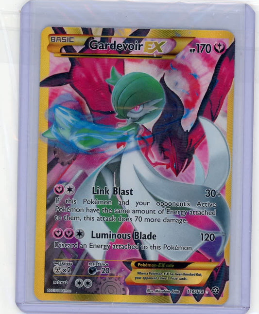 Gardevoir EX Pokemon Steam Siege Gold Secret Rare #116/114 – Official Pokemon TCG Product