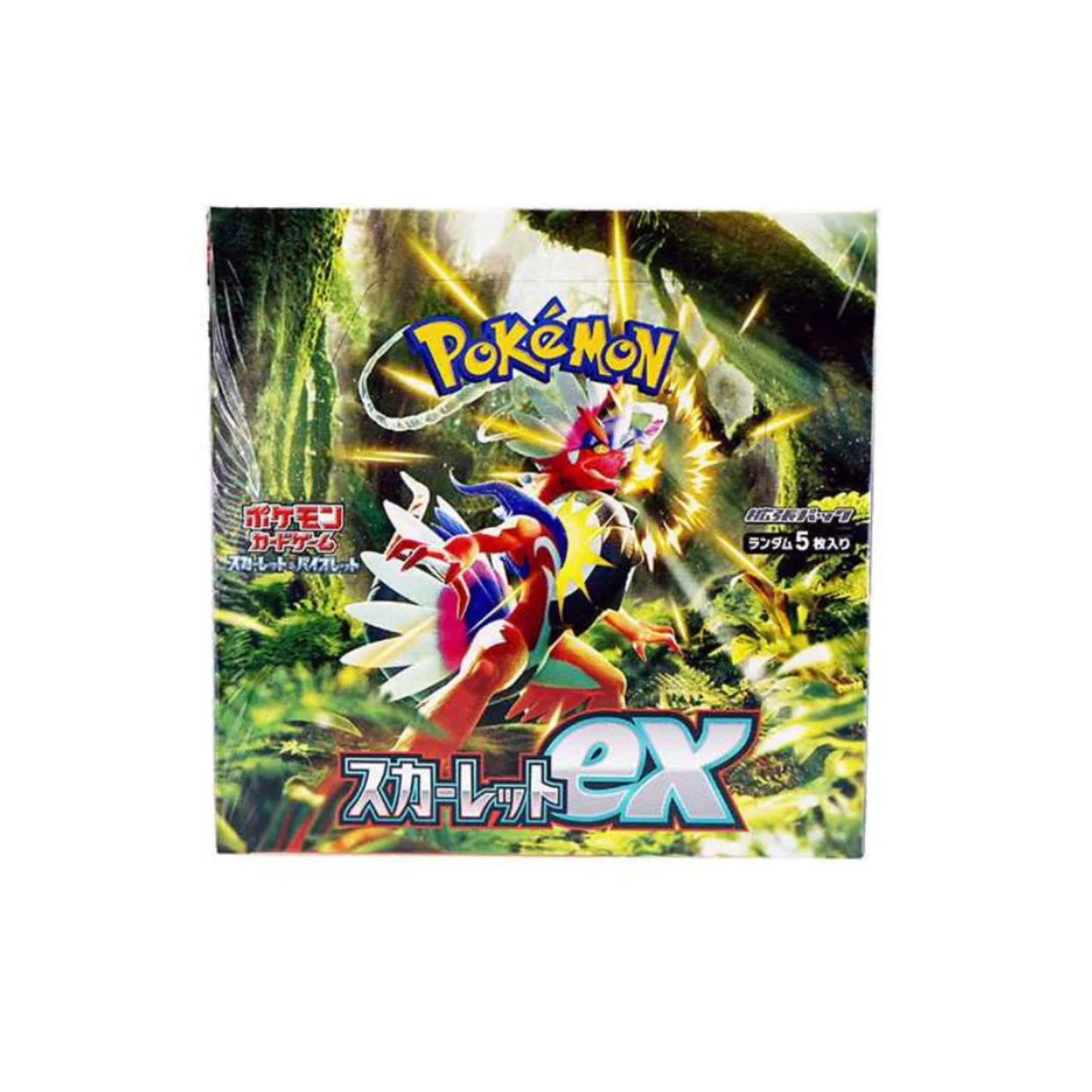 Japanese Pokemon Scarlet & Violet Scarlet ex Booster Box – Rare & Exclusive Cards