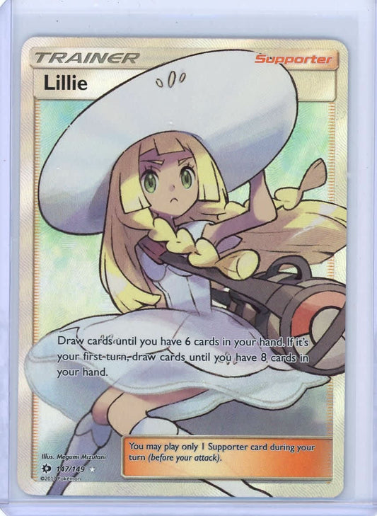 Lillie Pokemon Sun & Moon Full-Art #147/149 – Official Pokemon TCG Product