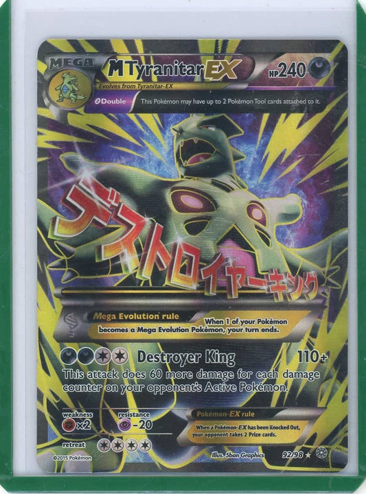 Mega Tyranitar EX Pokemon Ancient Origins Full-Art #92/98 – Official Pokemon TCG Product