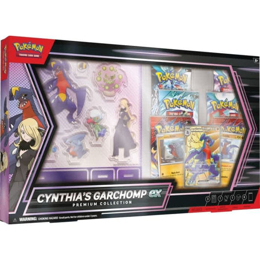 Pokemon Cynthia's Garchomp EX Premium Collection Box – Official Pokemon TCG Product