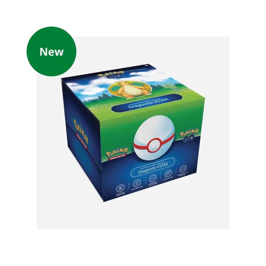 Pokemon Go Premier Deck Dragonite Deck Holder Collection Vstar Box – Official Pokemon TCG Product