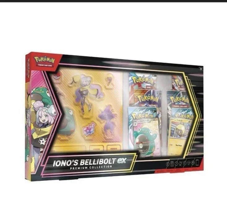 Pokemon Iono's Bellibolt ex Premium Collection Box – Official Pokemon TCG Product