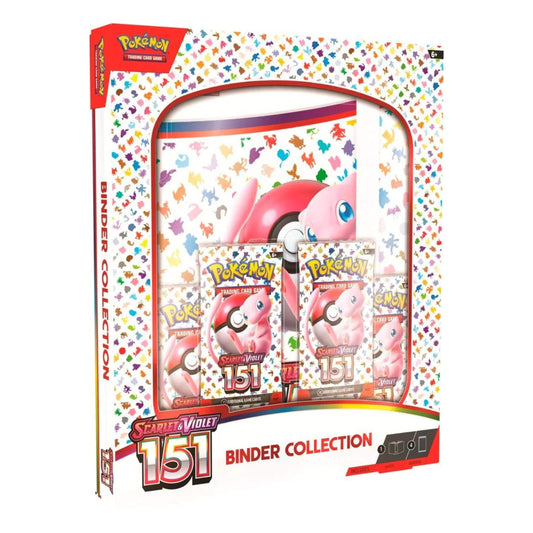 Pokemon Scarlet & Violet 151 Binder Collection 6 Box Case – Official Pokemon TCG Product