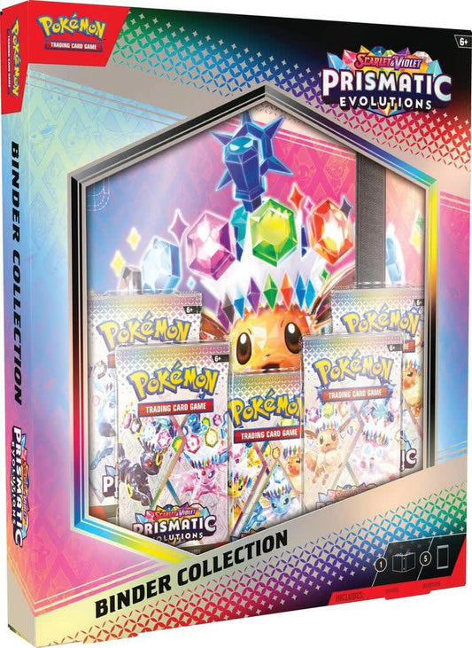 Pokemon Scarlet and Violet Prismatic Evolutions Binder Collection – Official Pokemon TCG Product
