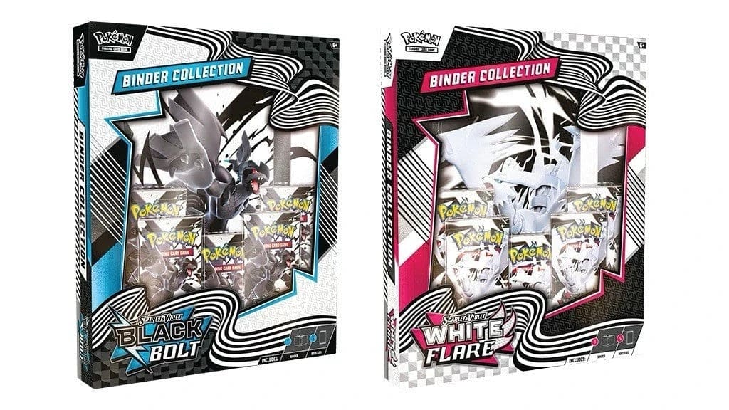 Pokemon TCG  Black Bolt And White Flare Binder Collections - Both Sets – Official Pokemon TCG Product