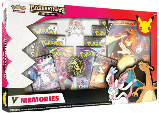 Pokemon TCG Celebrations V Memories Box Charizard & Sylveon – Official Pokemon TCG Product