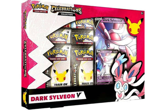 Pokemon TCG Celebrations Dark Sylveon V Collection Box – Official Pokemon TCG Product