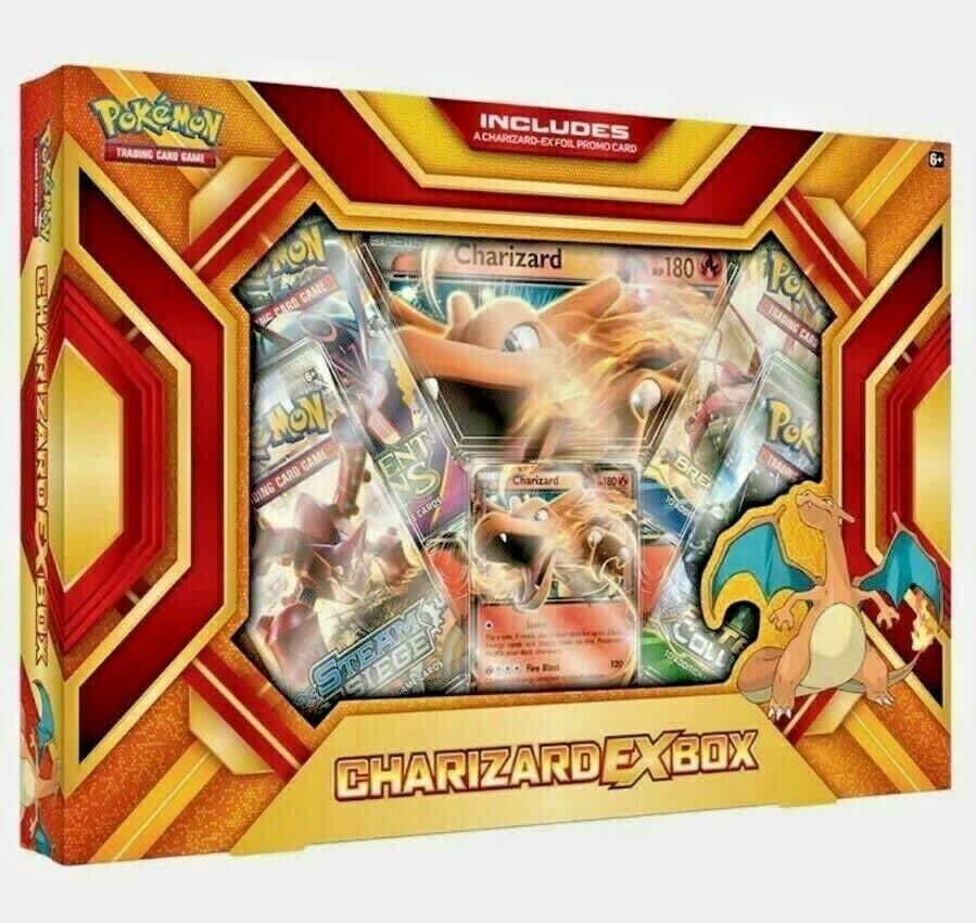 Pokemon TCG Charizard-EX Fire Blast Box – Official Pokemon TCG Product
