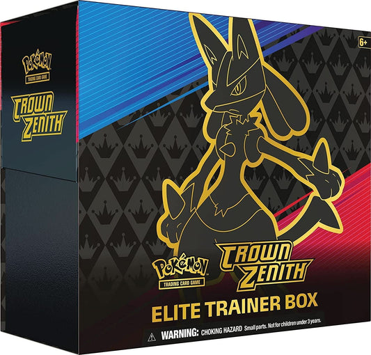 Pokemon TCG Crown Zenith - Elite Trainer Box – Complete Trainer Kit with Accessories