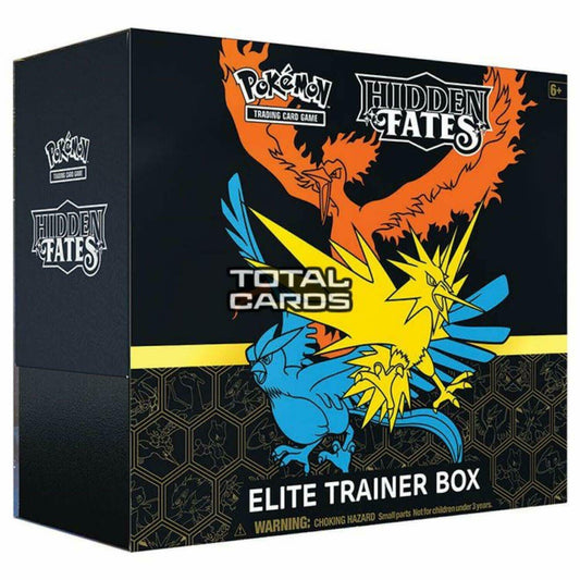 Pokemon TCG Hidden - Fates Elite Trainer Box – Complete Trainer Kit with Accessories
