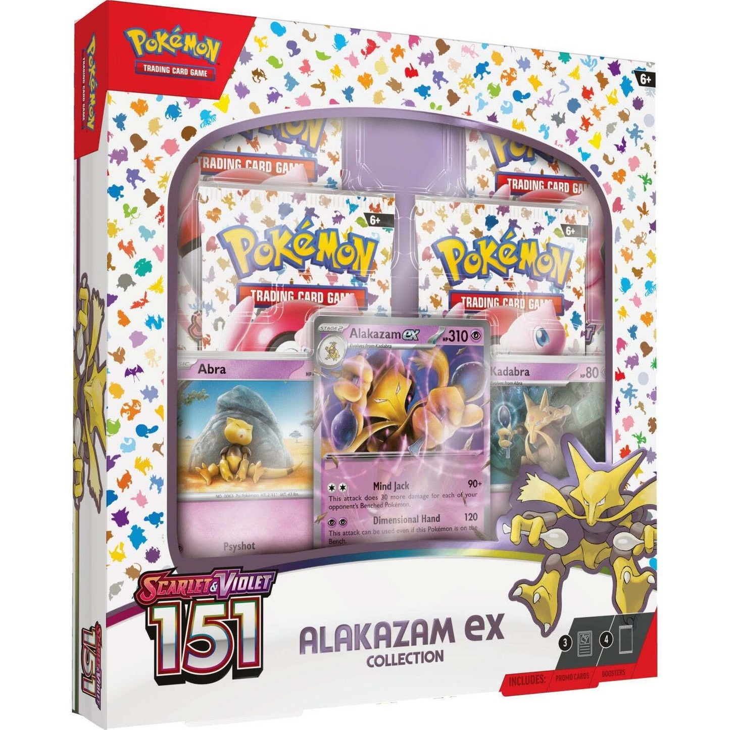 Pokemon TCG Scarlet & Violet 151 - Alakazam ex Collection Box – Official Pokemon TCG Product