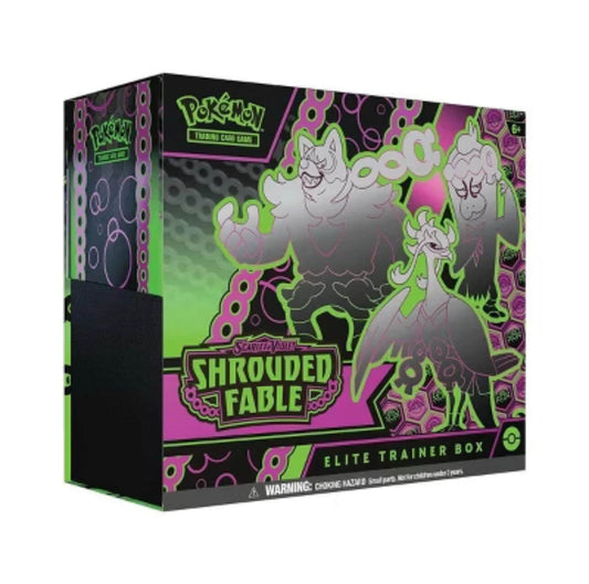 Pokemon TCG Scarlet & Violet - Shrouded Fable Elite Trainer Box – Complete Trainer Kit with Accessories
