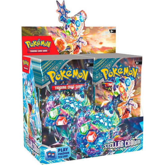 Pokemon TCG Scarlet & Violet - Stellar Crown Booster Display Box – Official Pokemon TCG Product