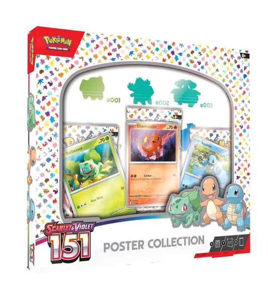 Pokemon TCG Scarlet & Violet - 151 Poster Collection Box – Official Pokemon TCG Product