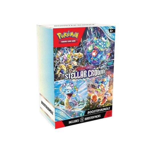 Pokemon TCG Scarlet & Violet - Stellar Crown 6 Pack Booster Bundle – Official Pokemon TCG Product