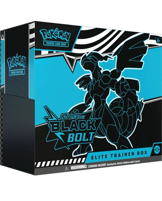 Pokemon TCG Scarlet & Violet - Black Bolt Elite Trainer Box ETB – Complete Trainer Kit with Accessories