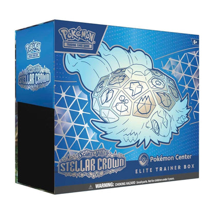 Pokemon TCG Scarlet & Violet - Stellar Crown Pokemon Center Elite Trainer Box – Complete Trainer Kit with Accessories