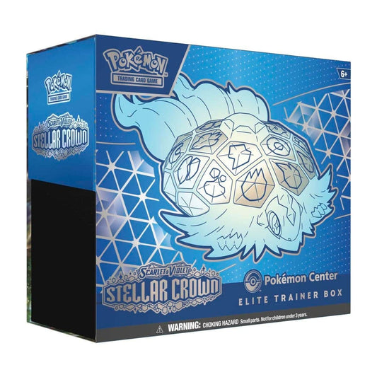 Pokemon TCG Scarlet & Violet - Stellar Crown Pokemon Center Elite Trainer Box – Complete Trainer Kit with Accessories