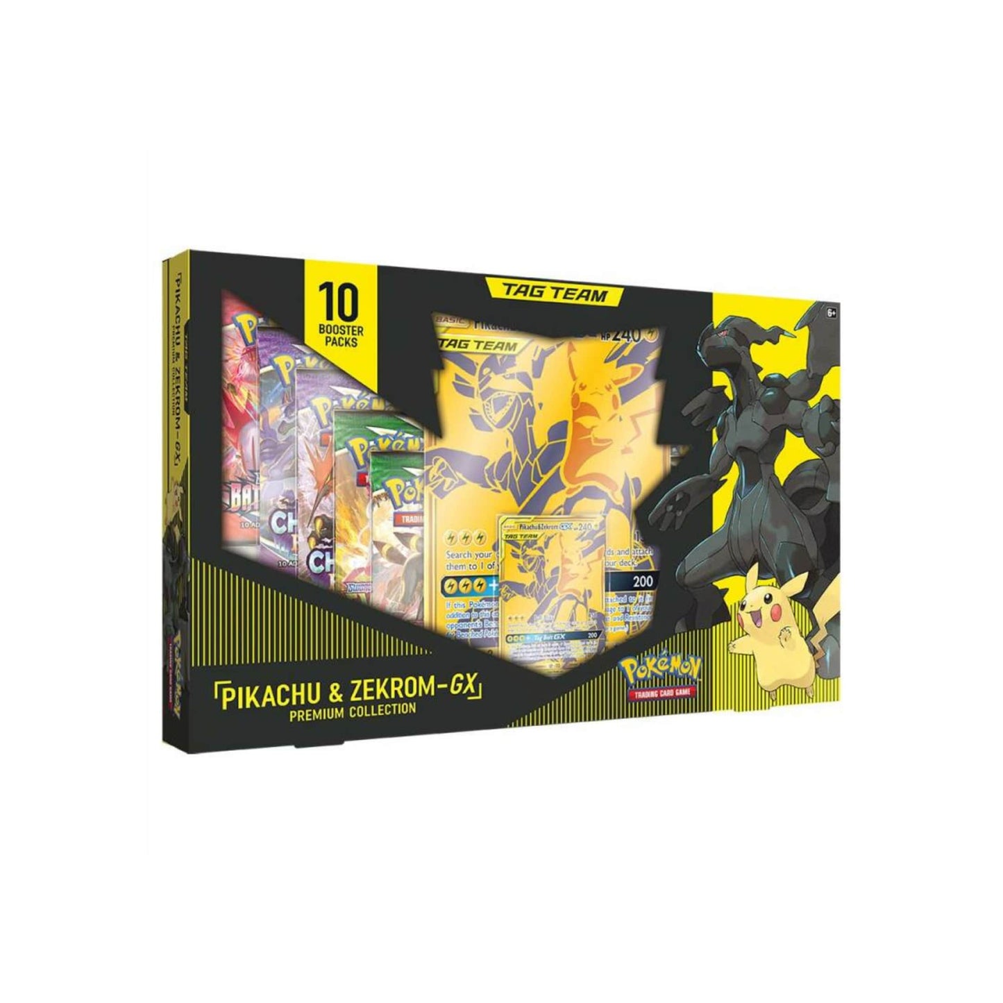 Pokemon Trading Card Game: Pikachu and Zekrom-GX Premium Collection – Official Pokemon TCG Product