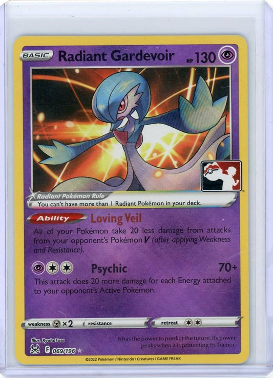 Radiant Gardevoir Pokemon Lost Origin Prize Pack Series #069/196 – Official Pokemon TCG Product