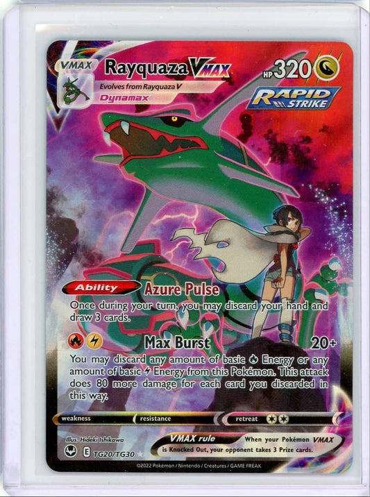 Rayquaza Vmax Pokemon Silver Tempest Trainer Gallery #TG20/TG30 – Official Pokemon TCG Product