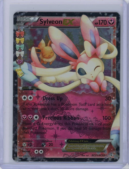 Sylveon EX Pokemon XY Generations Radiant Collection #RC21/RC32 – Official Pokemon TCG Product