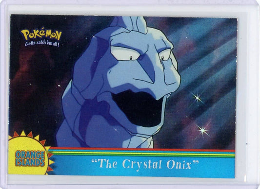 The Crystal Onix Holo Pokemon TOPPS Orange Islands – Official Pokemon TCG Product