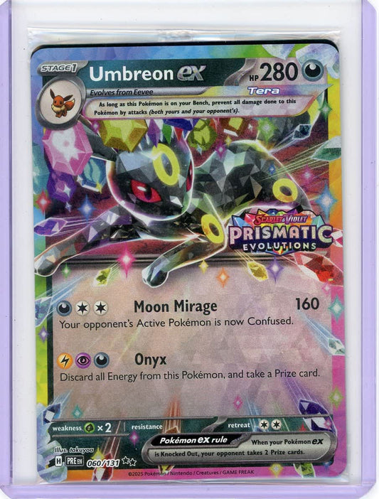 Umbreon ex 2024 Pokemon Prismatic Evolutions Stamped Promo (sealed) – Official Pokemon TCG Product