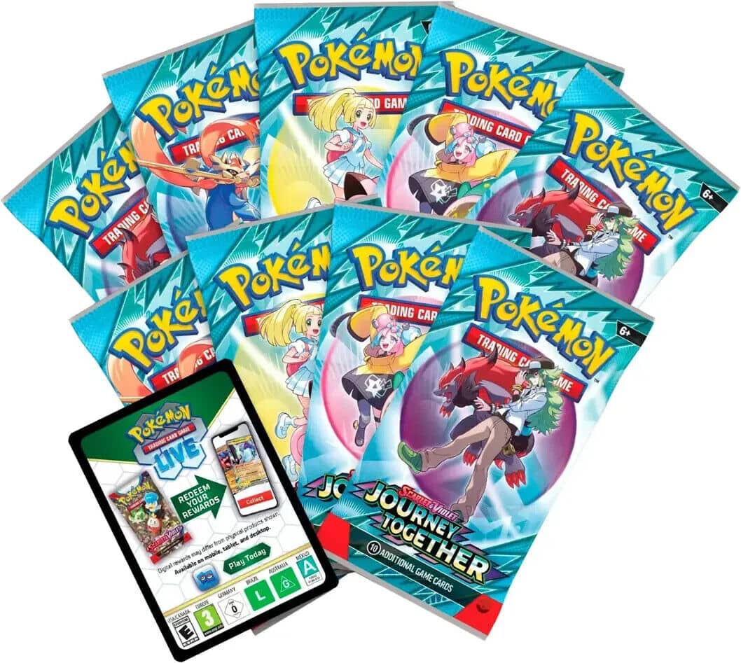 Pokemon TCG Scarlet & Violet - Journey Together Elite Trainer Box – Complete Trainer Kit with Accessories