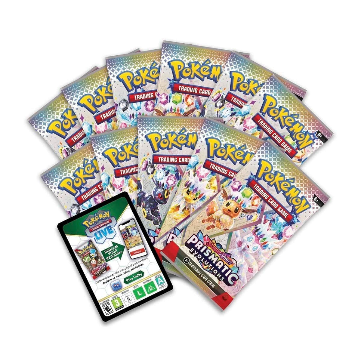 Pokemon TCG Prismatic Evolutions - Elite Trainer Box – Complete Trainer Kit with Accessories