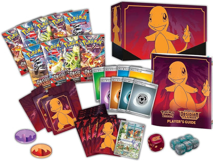 Pokemon TCG Scarlet & Violet 3 - Obsidian Flames Elite Trainer Box – Complete Trainer Kit with Accessories