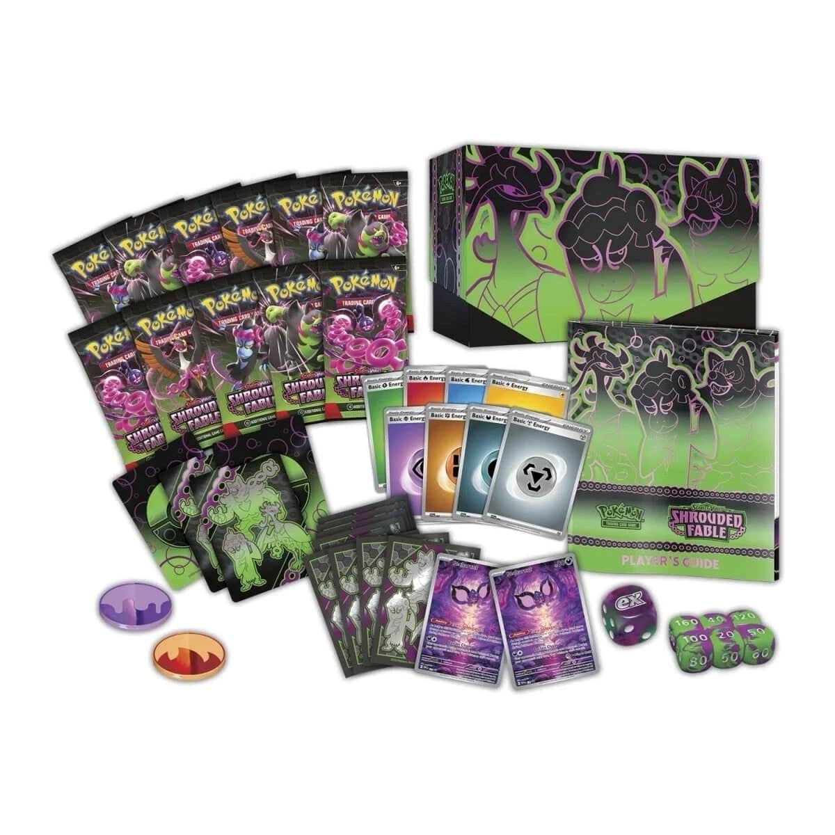 Pokemon TCG Scarlet & Violet - Shrouded Fable Elite Trainer Box – Complete Trainer Kit with Accessories