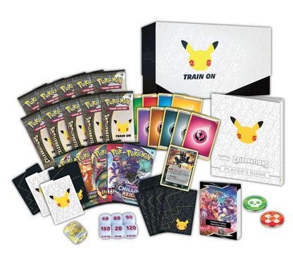 Pokemon TCG Celebrations - Elite Trainer Box (25th Anniversary) – Complete Trainer Kit with Accessories