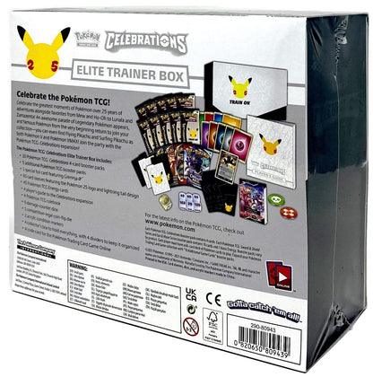 Pokemon TCG Celebrations - Elite Trainer Box (25th Anniversary) – Complete Trainer Kit with Accessories