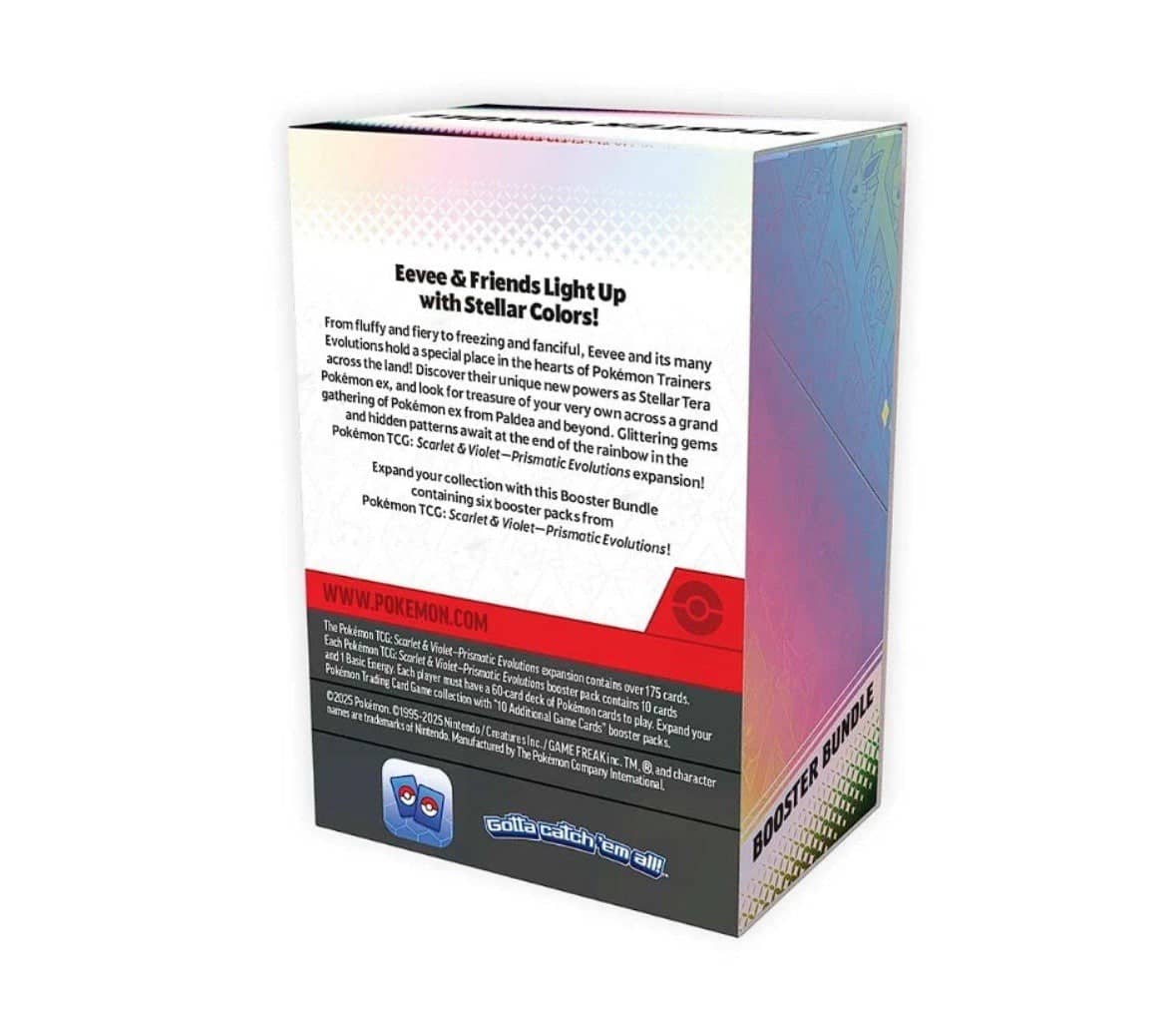 Pokemon TCG Scarlet & Violet - Prismatic Evolutions Booster Bundle – Official Pokemon TCG Product