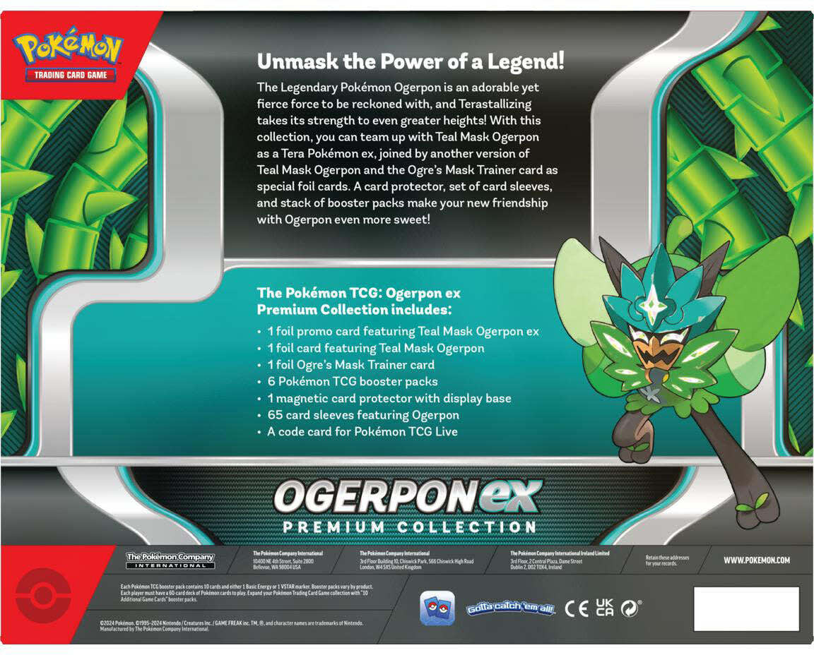 Pokemon TCG Ogerpon EX - Premium Collection Box – Official Pokemon TCG Product