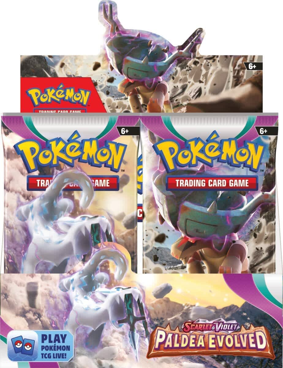 Japanese Pokemon TCG Scarlet & Violet - Paldea Evolved Booster Box – Rare & Exclusive Cards