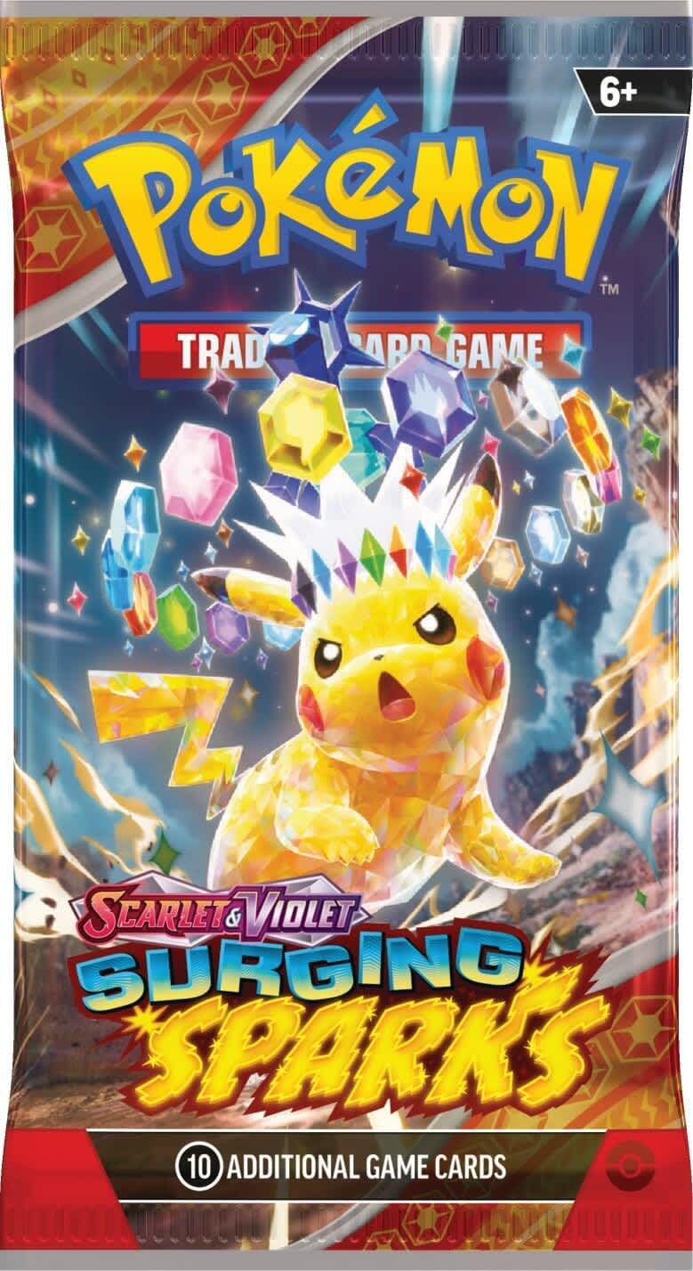 Pokemon TCG Scarlet & Violet - Surging Sparks Elite Trainer Box – Complete Trainer Kit with Accessories