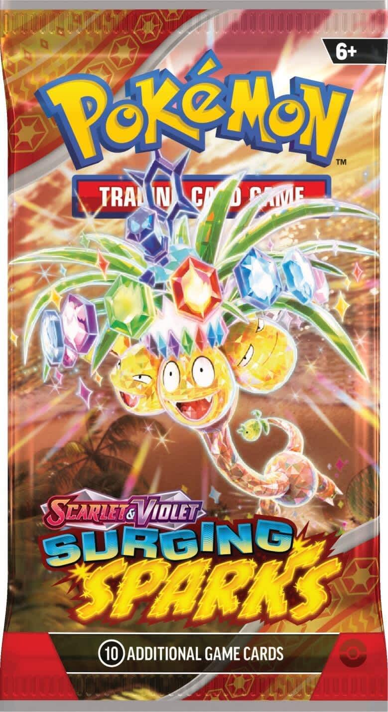 Pokemon TCG Scarlet & Violet - Surging Sparks Elite Trainer Box – Complete Trainer Kit with Accessories