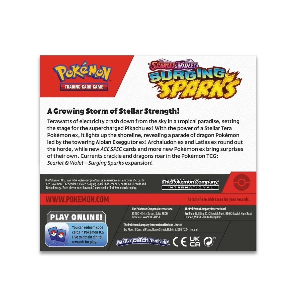 Japanese Pokemon TCG Scarlet & Violet - Surging Sparks SV08 Sealed Booster Box – Rare & Exclusive Cards